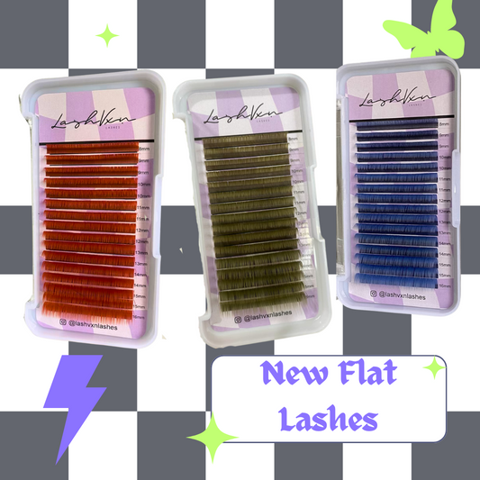 Colored Flat Lash Collection