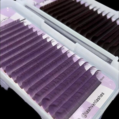 Tray of Professional False Lash extensions.